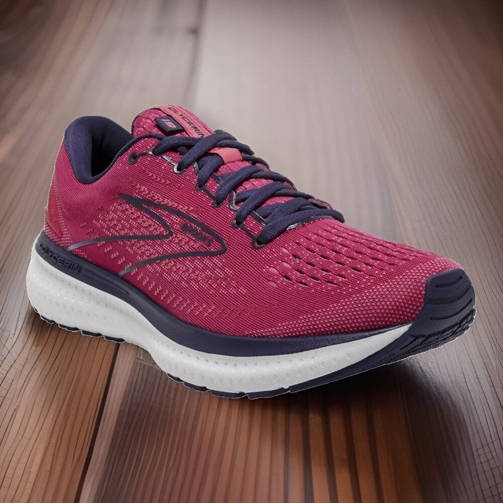 Brooks Glycerin Pink Running Race Shoes Womens Size 10 Fast Ship